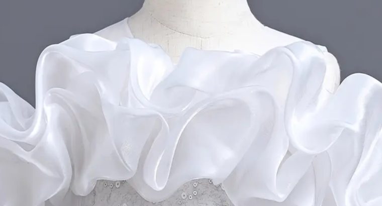 Bela haljina vencanica za devojcice