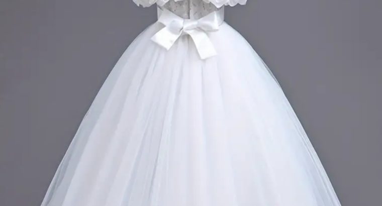 Bela haljina vencanica za devojcice
