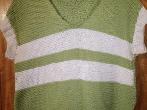 Dzemper kratkih rukava. Unikat ručni rad